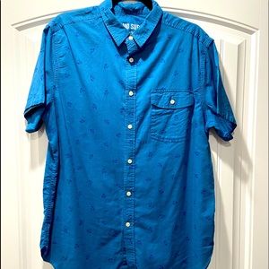 Mossimo Palm Tree 🌴 Button Down Shirt (59)